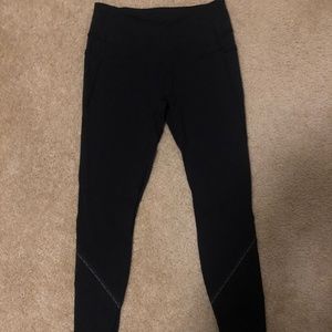 black mesh ivivva leggings
